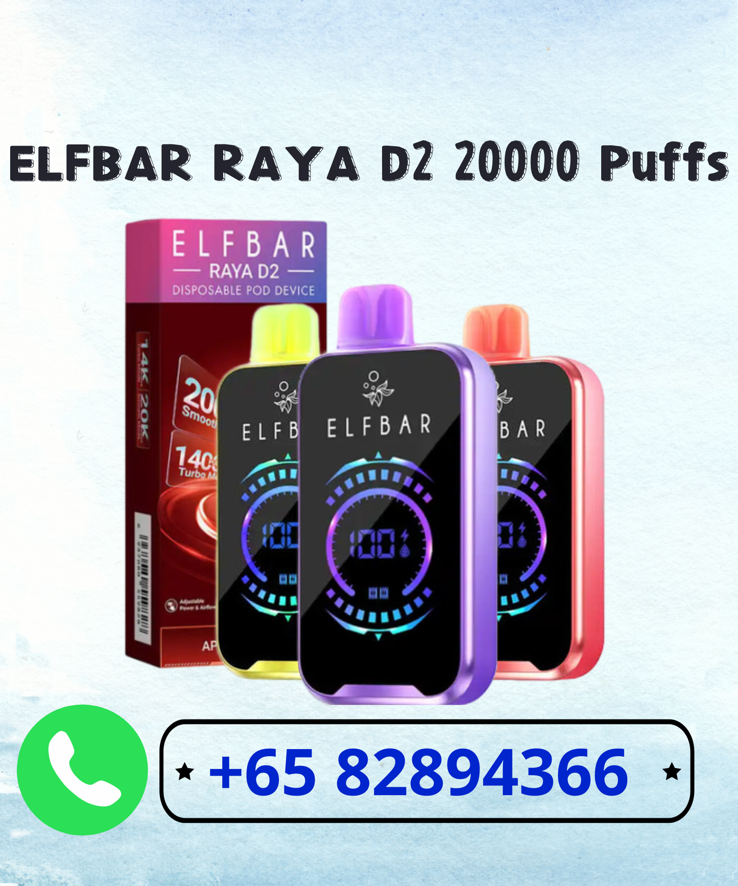 ElfBar Raya D2 20000 Puffs Disposable