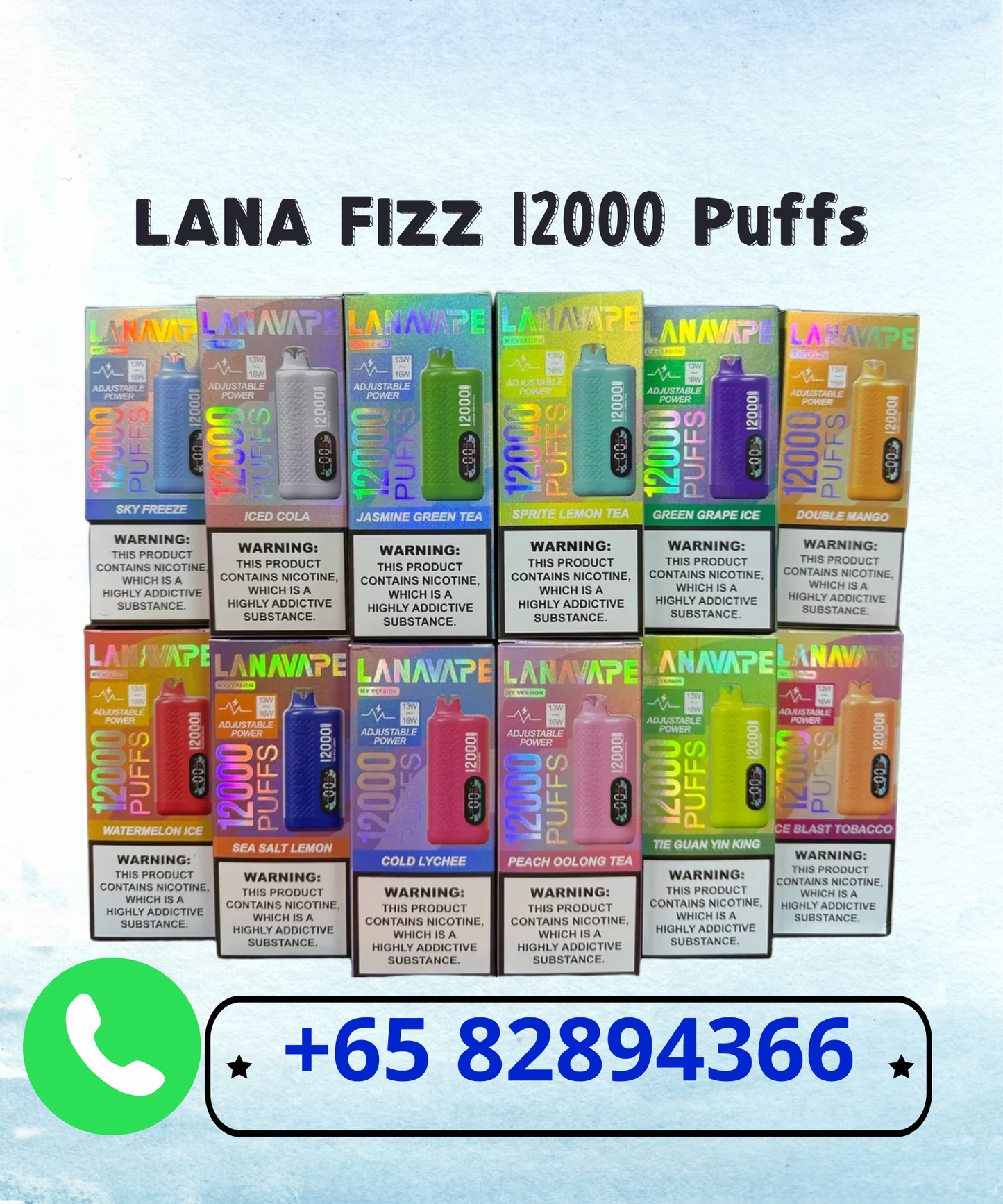 Lana Fizz 12000 Puff Disposable