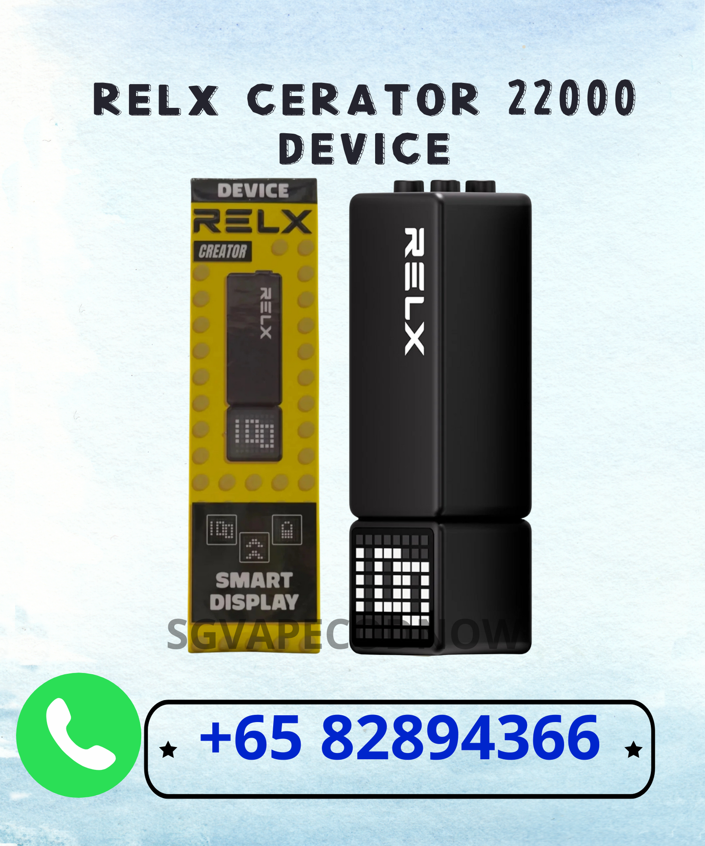 RELX CREATOR 22000 PUFFS - BATTERY DEVICE