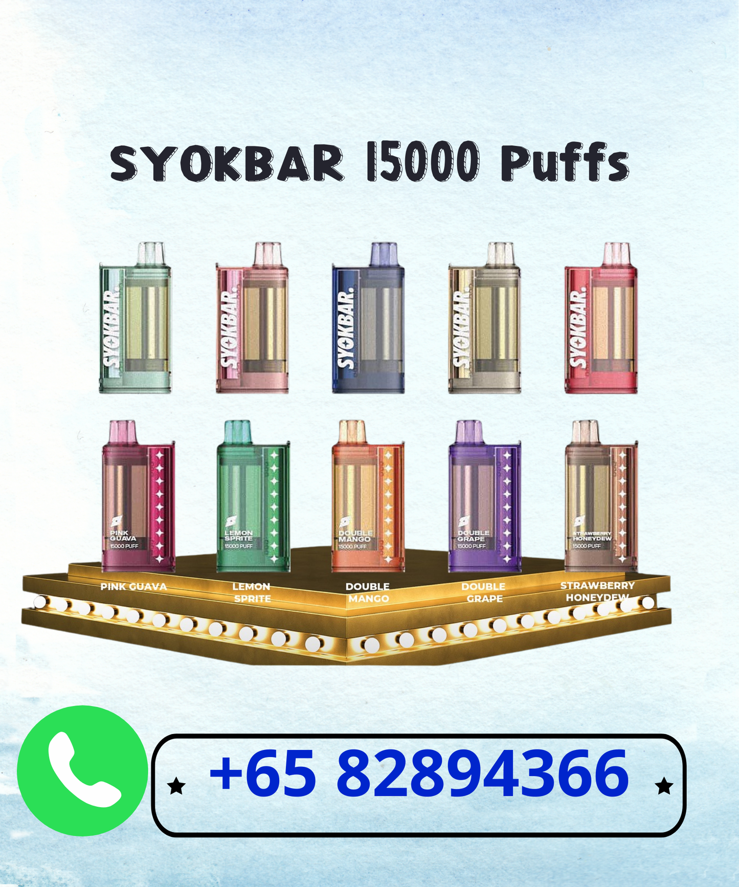Syokbar 15000 Puff Disposable