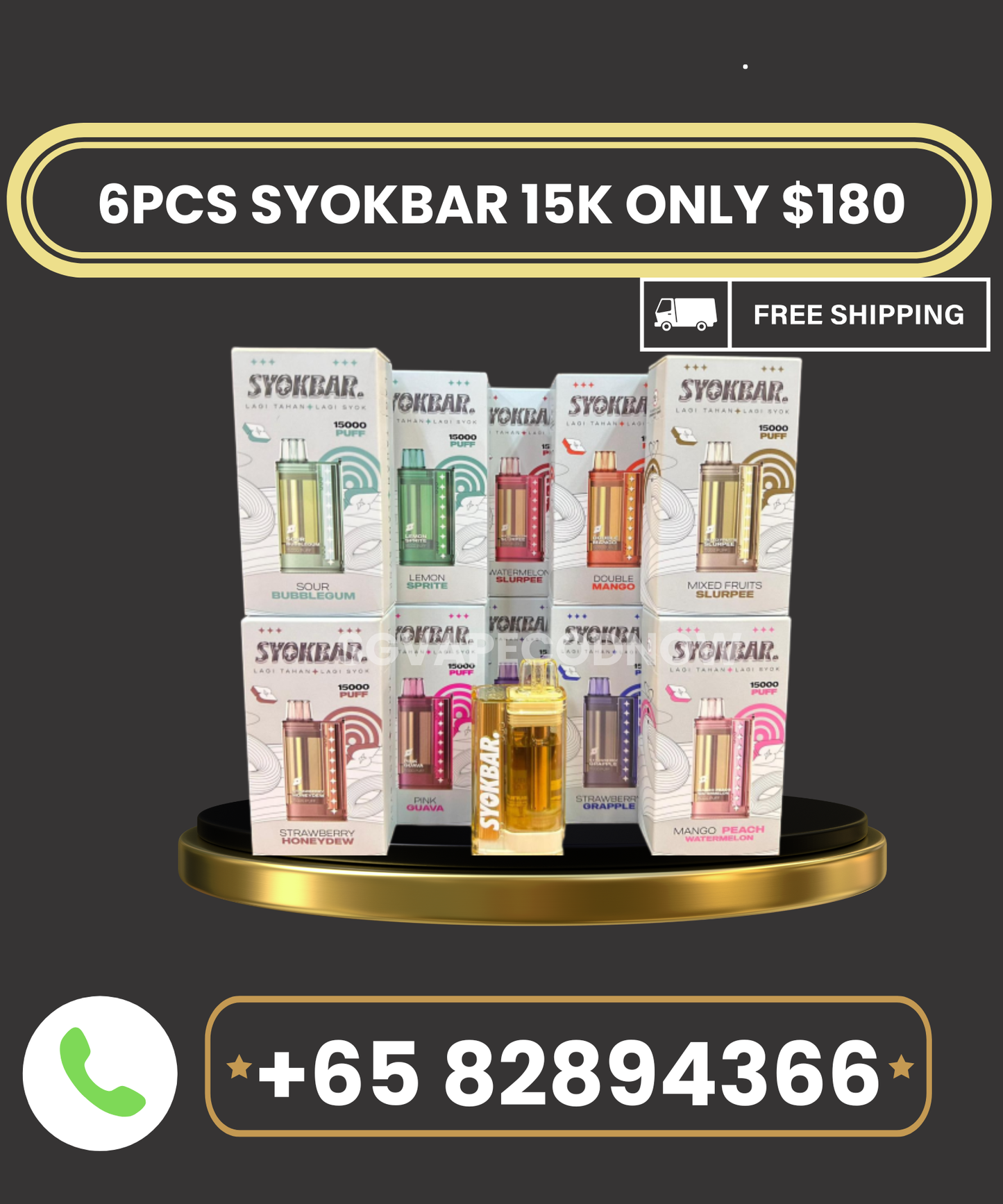 6pcs syokbar 15k bundle