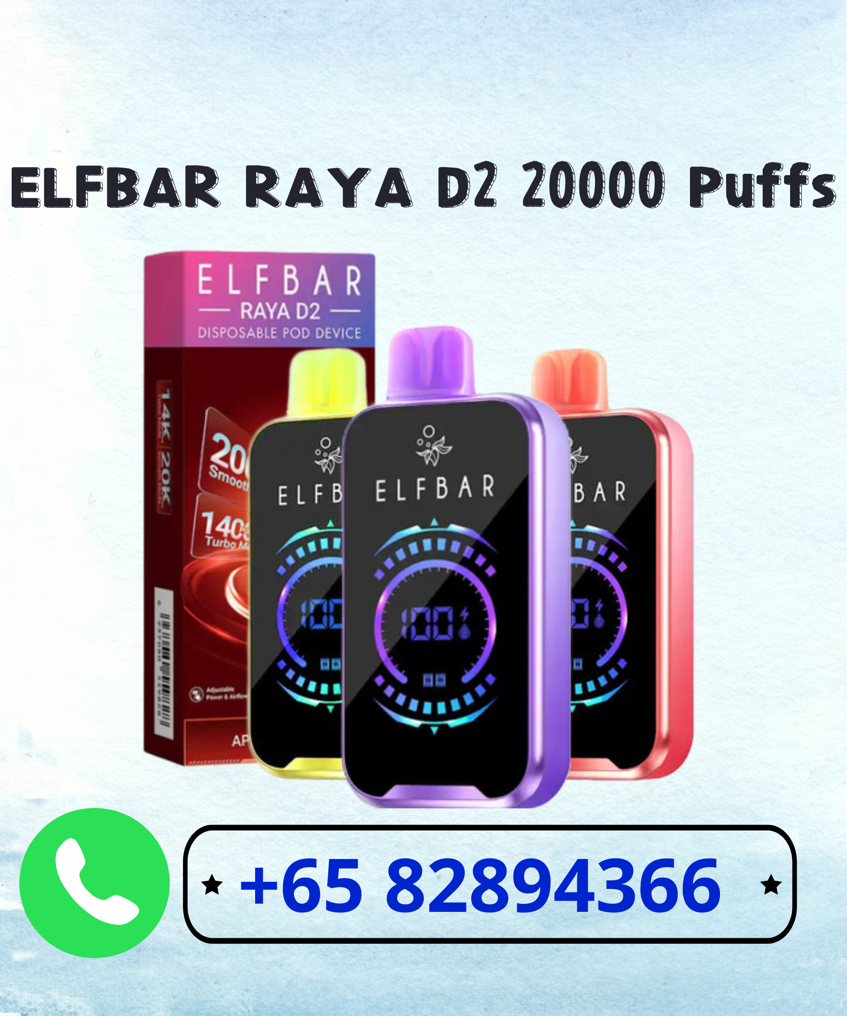 ElfBar Raya D2 20000 Puffs Disposable