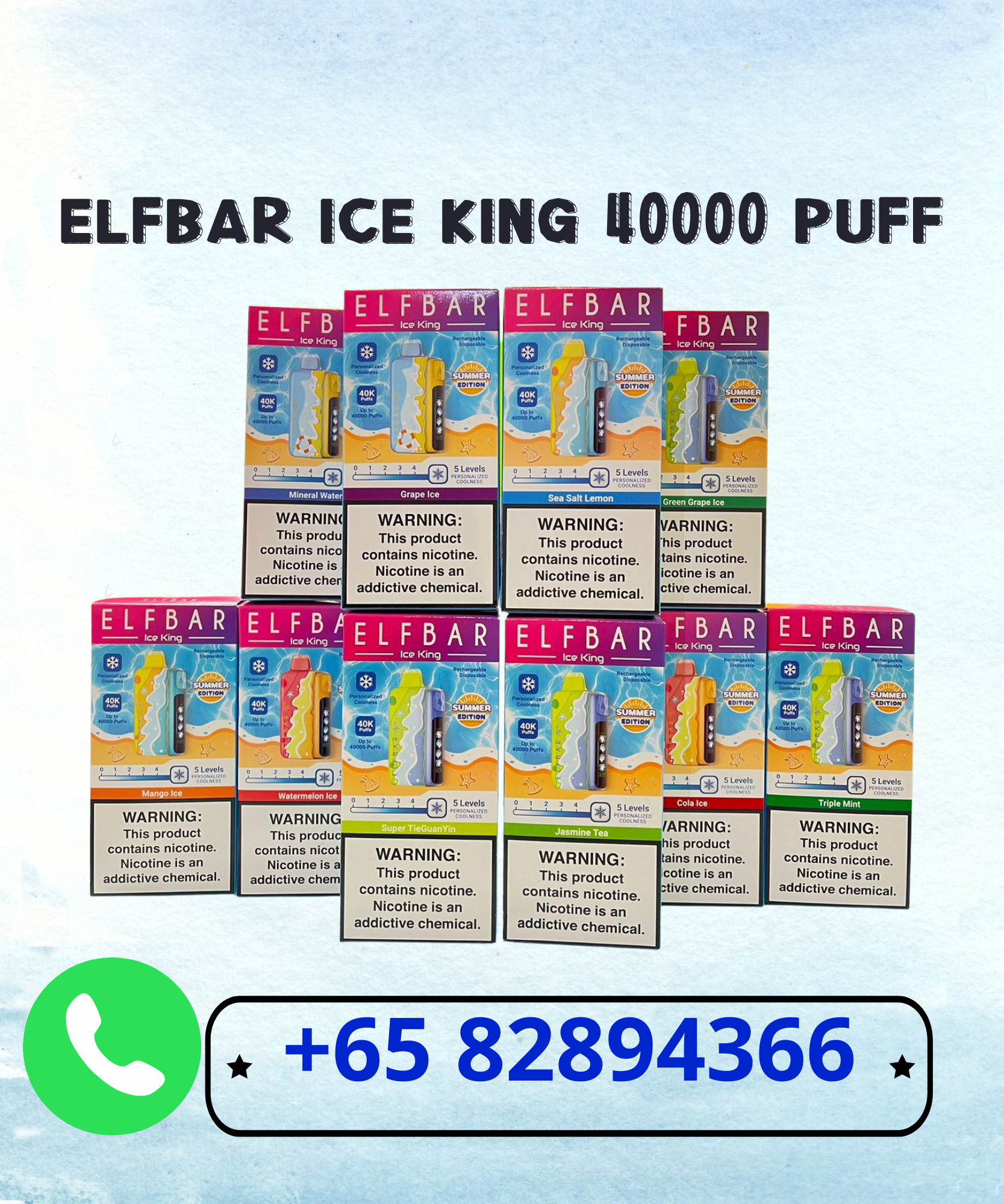 ELFBAR ICE KING 40000 DISPOSABLE