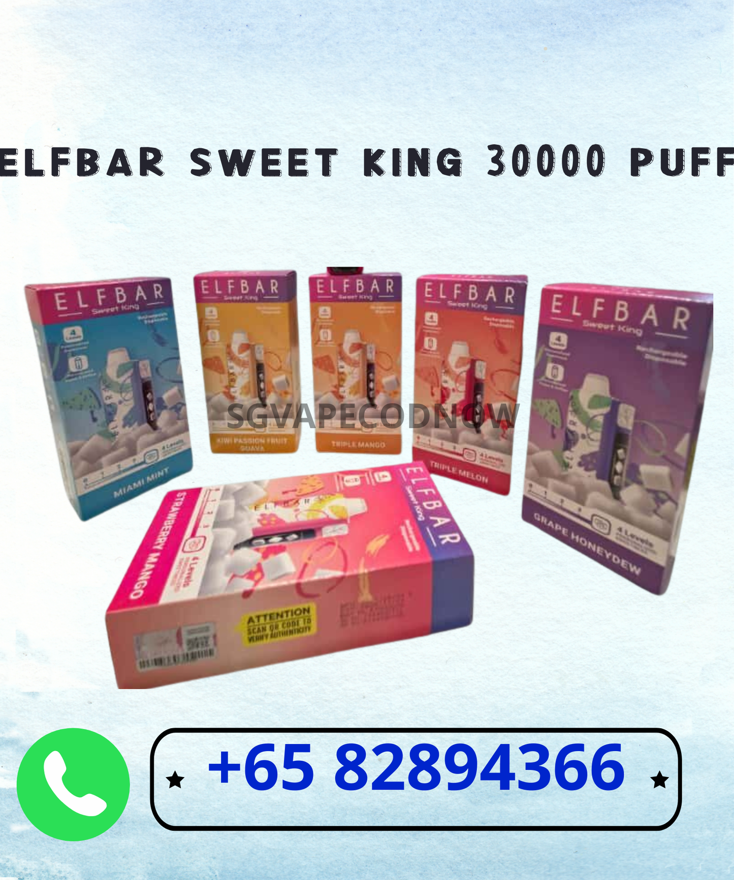 ELFBAR SWEET KING 30000 DISPOSABLE