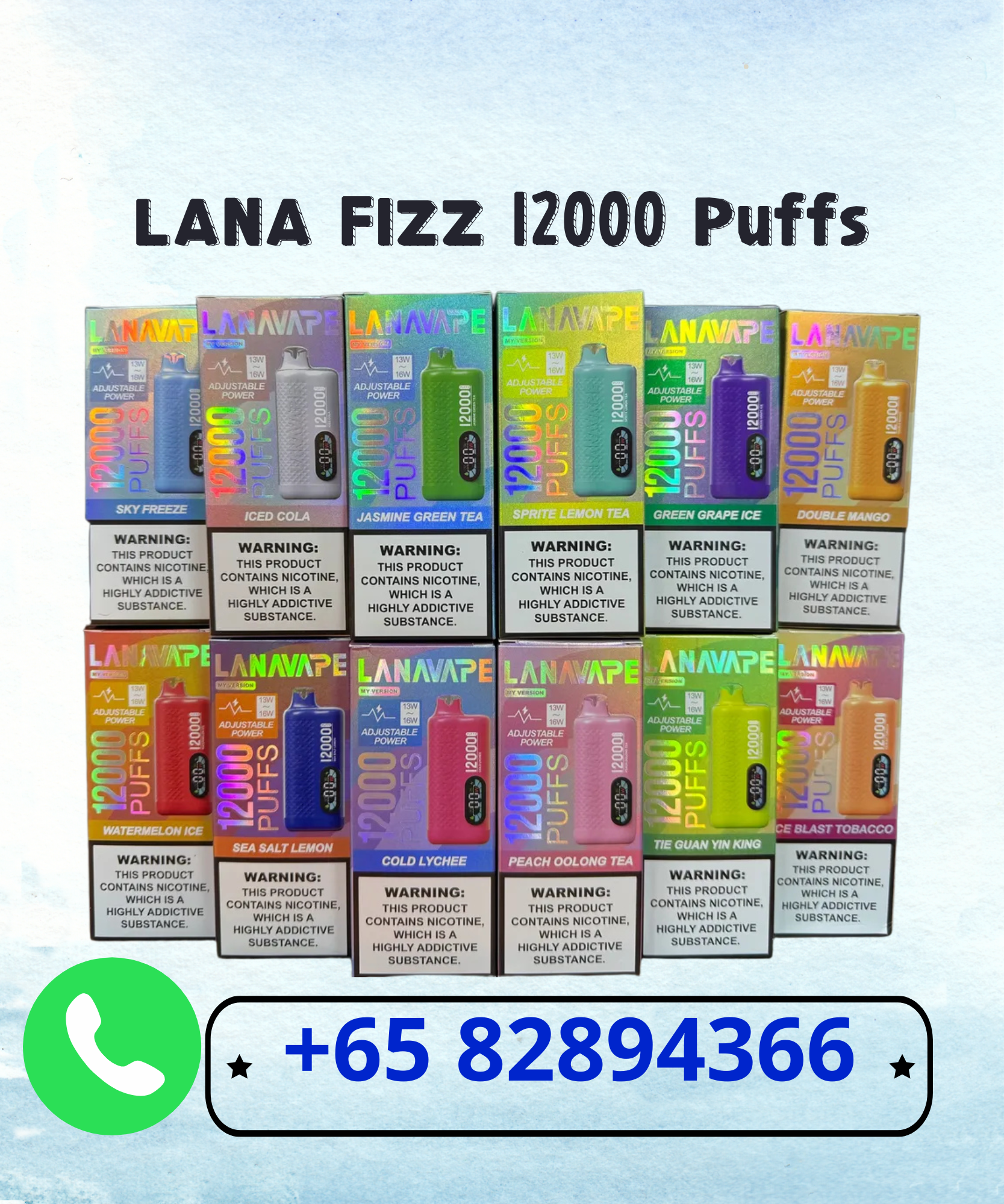Lana Fizz 12000 Puff Disposable