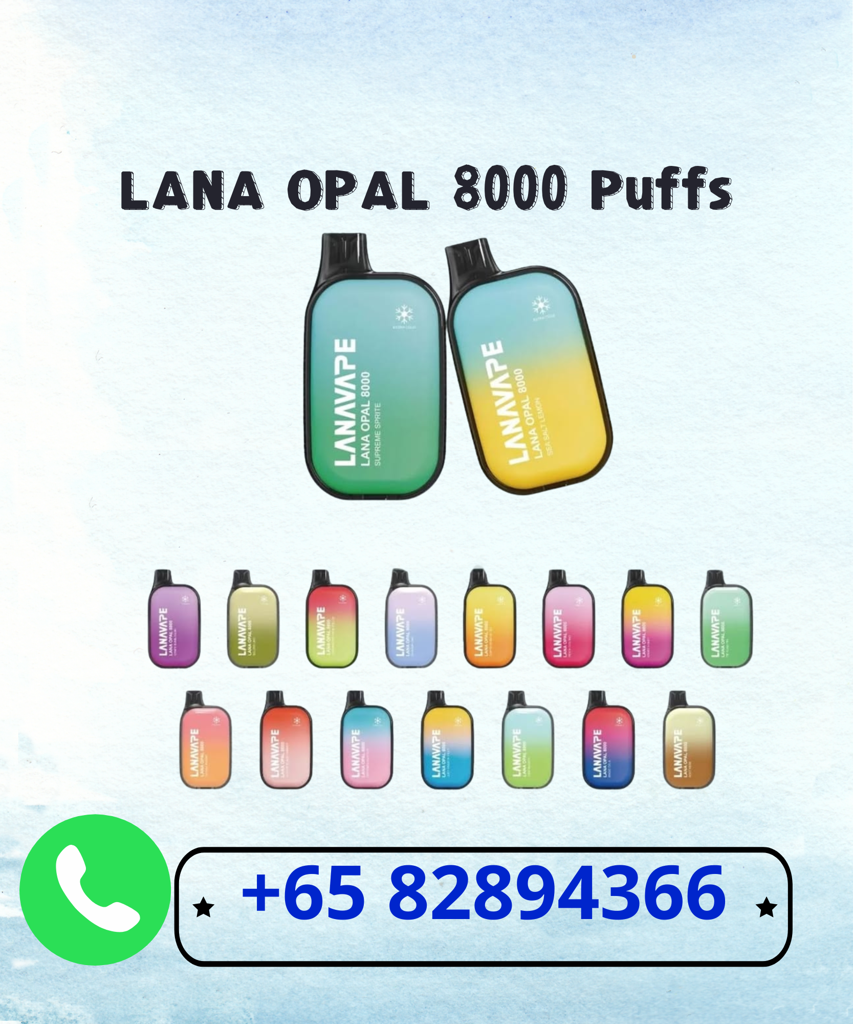 Lana Opal 8000 Puff Disposable