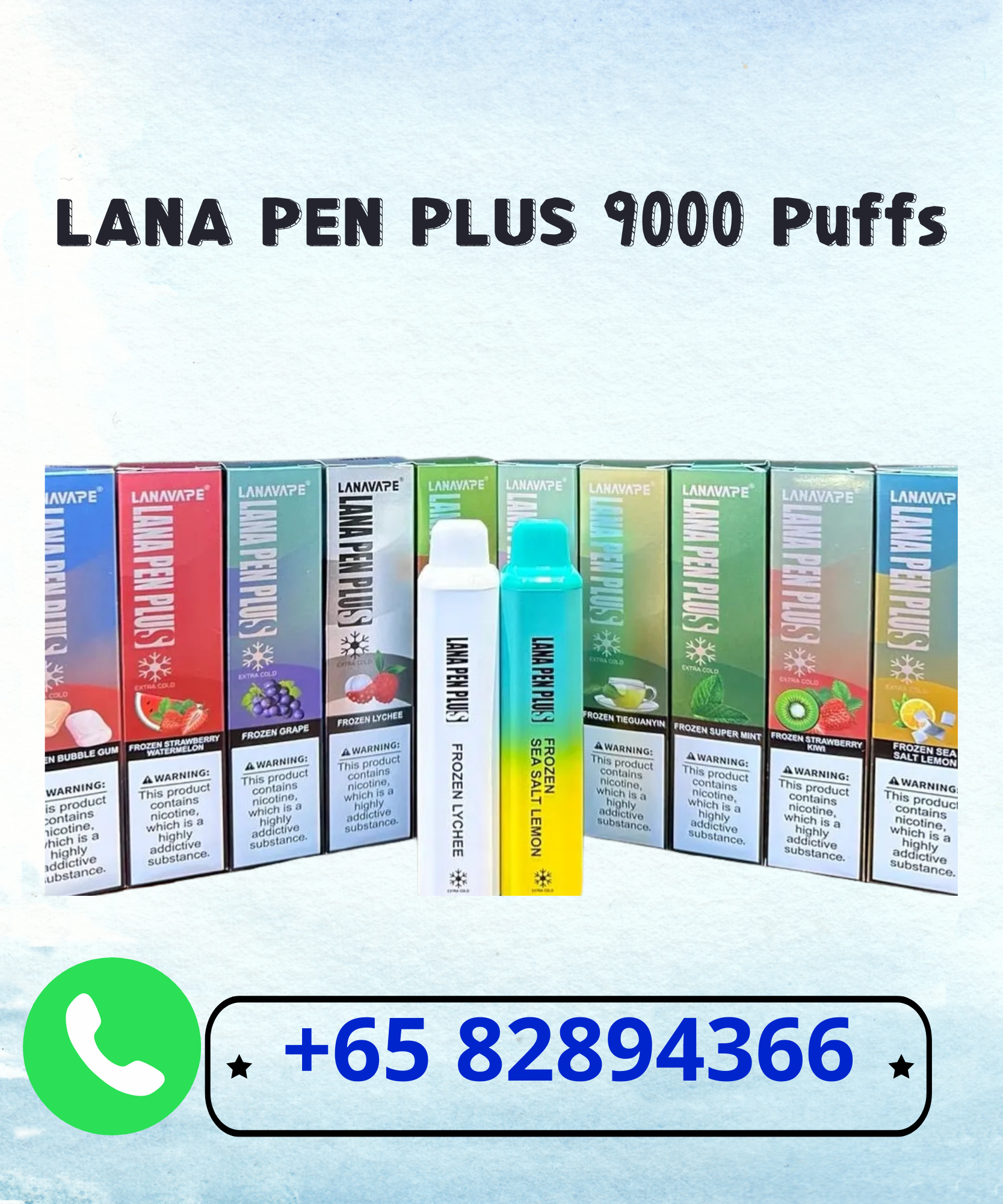 Lana Pen Plus 9000 Puff