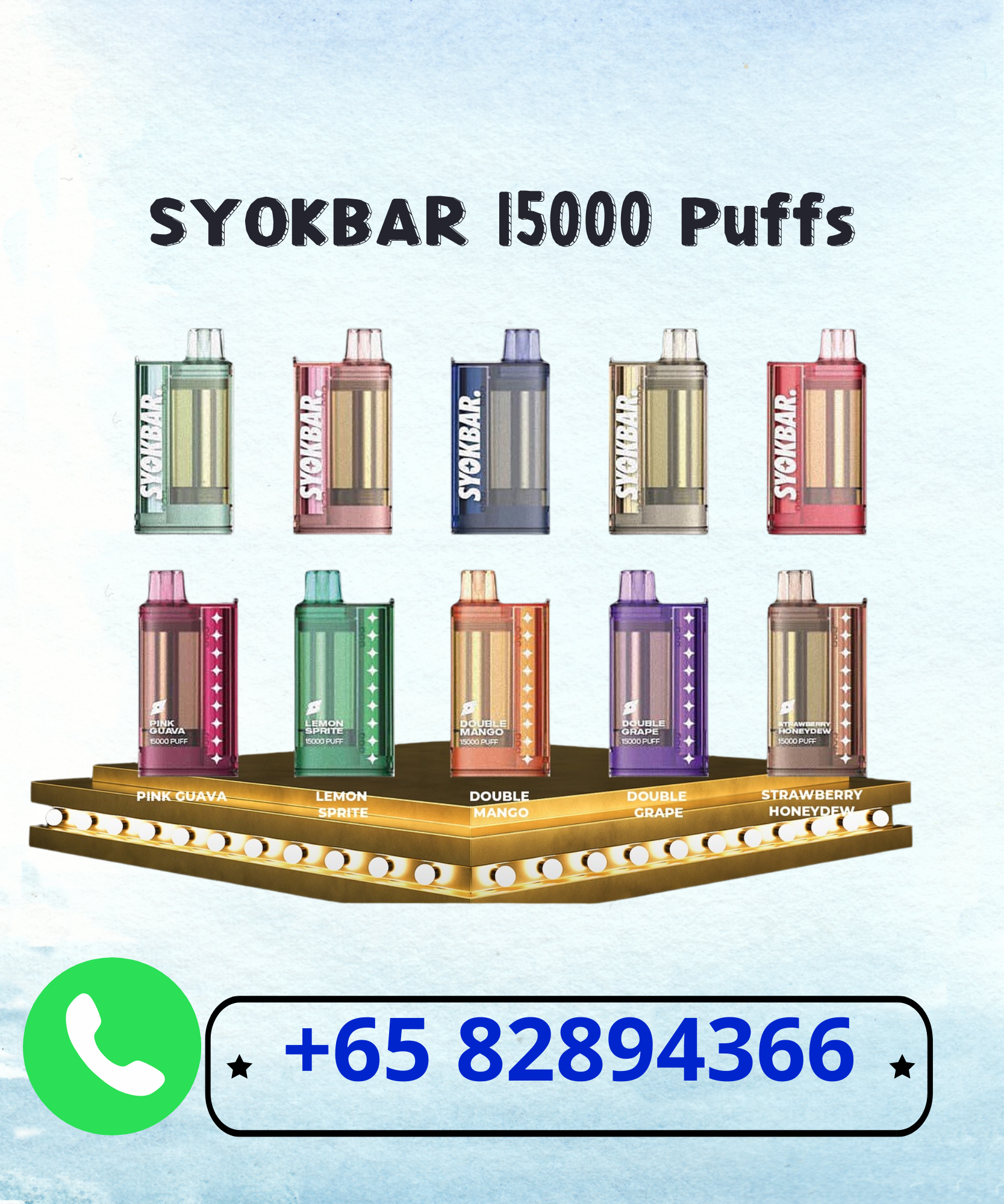 Syokbar 15000 Puff Disposable