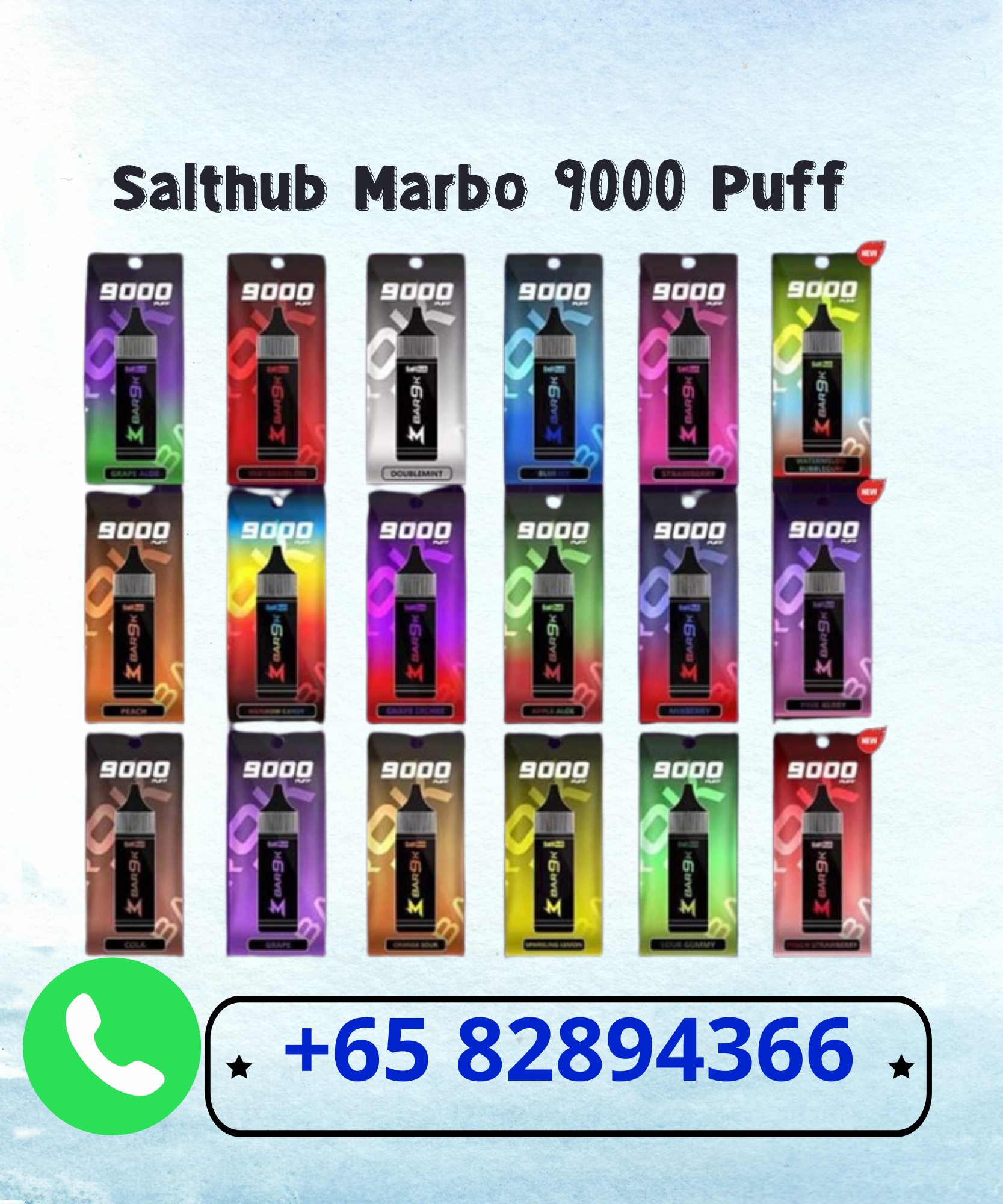 Salthub Marbo 9000 Puff