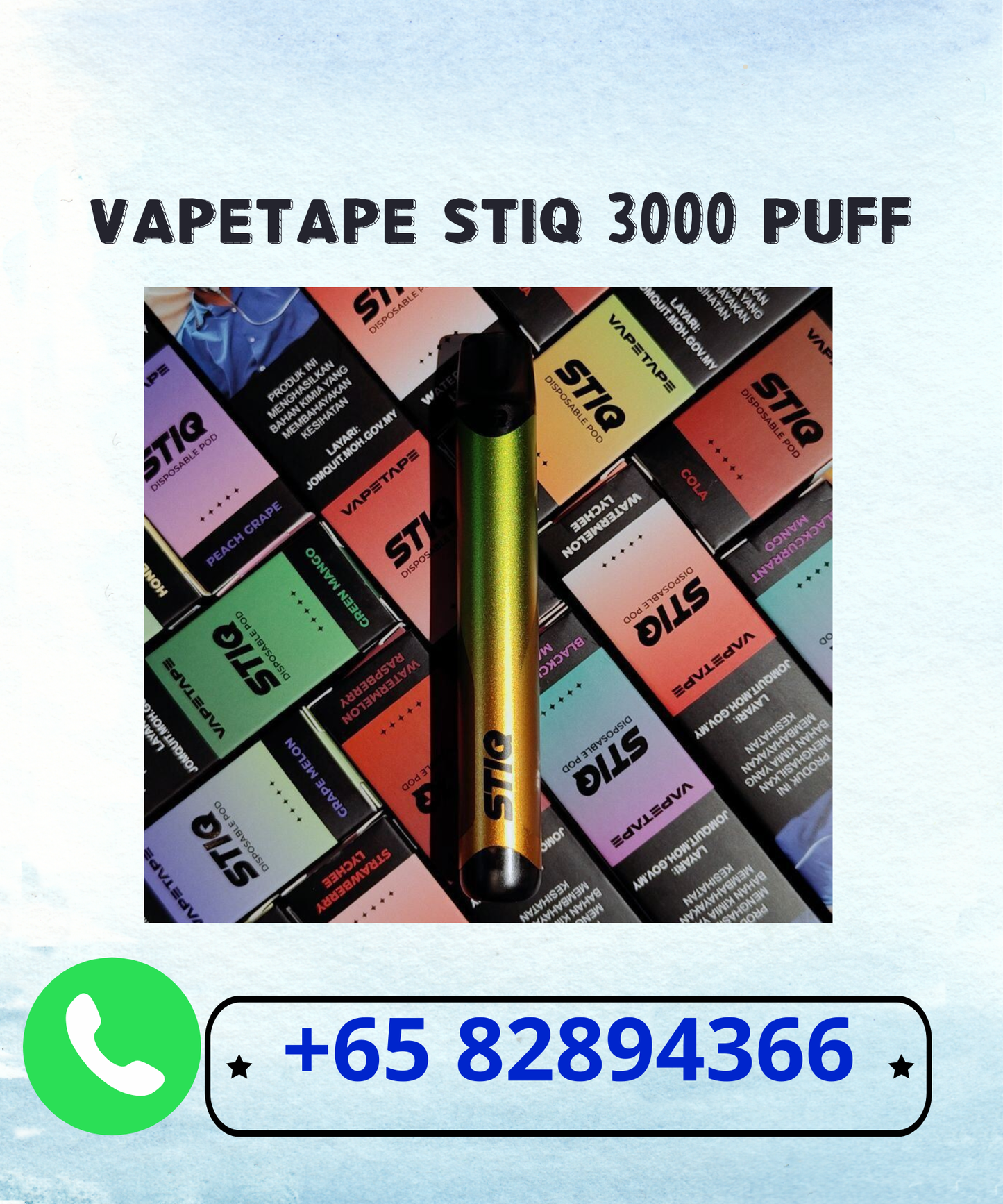 Vapetape STIQ 3000 Puffs